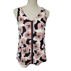 Dynamite Floral Relaxed Fit Tank Blouse XS